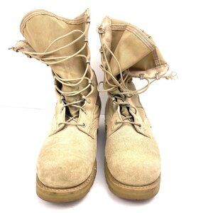 US Army Hot Weather Combat Boots Vibram Sole – Size 9R – Desert Tan